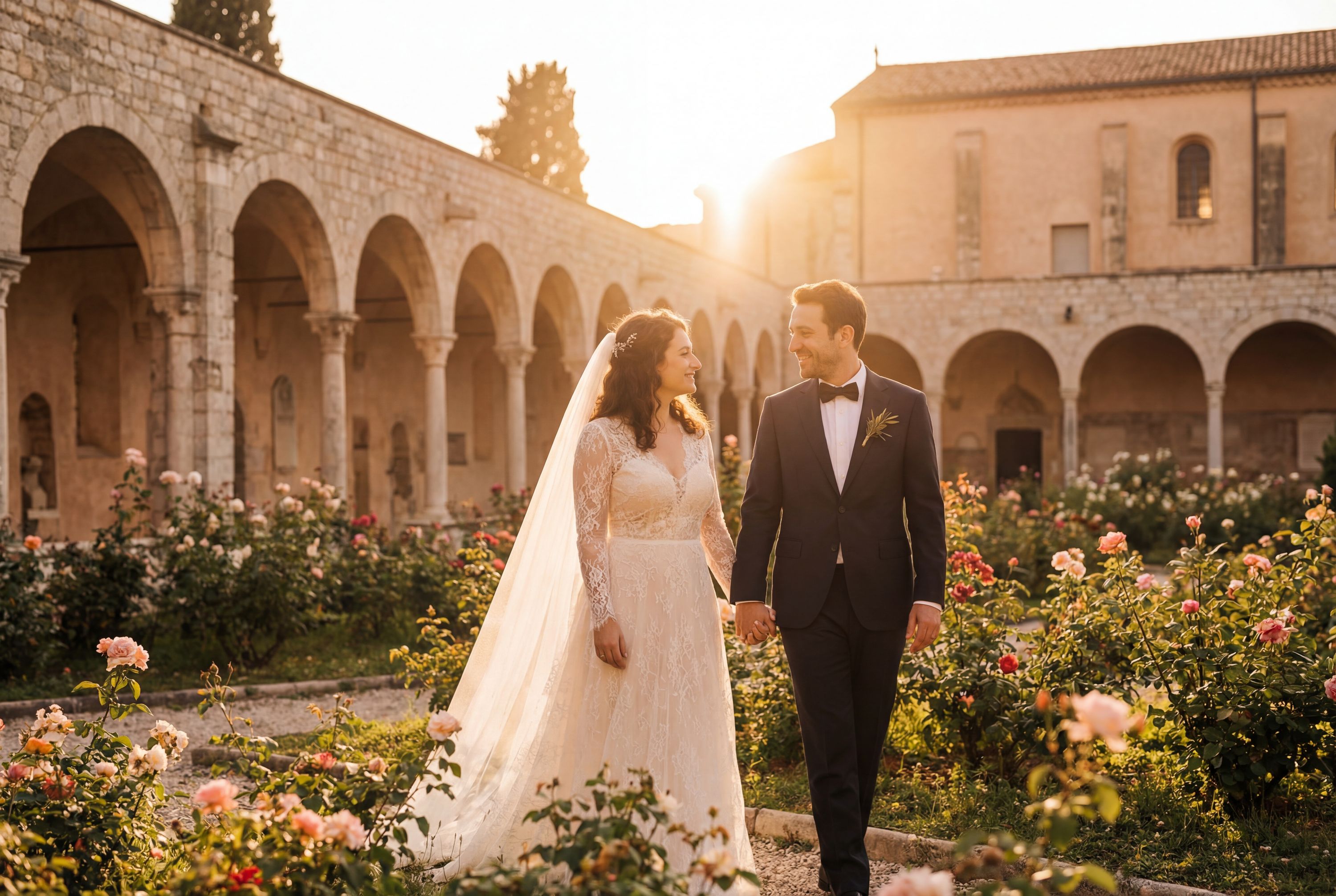 Cimiez Monastery and Gardens wedding photography Nice 