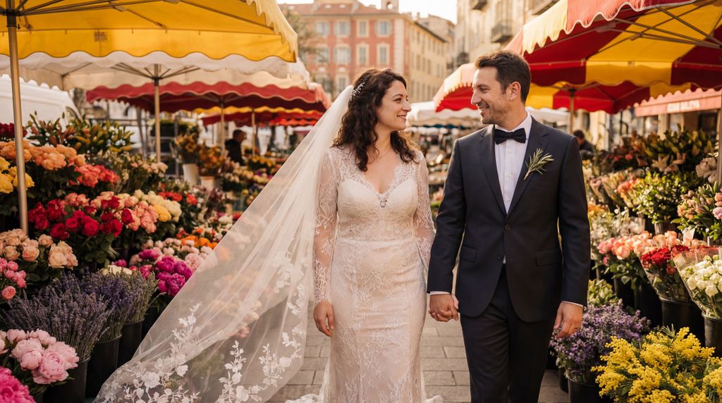 Cours Saleya Flower Market wedding photography, Nice, Cours Saleya Flower Market wedding photography, Nice,