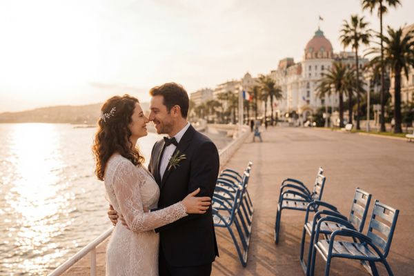 Promenade des Anglais wedding photography Promenade des Anglais wedding photography Nice