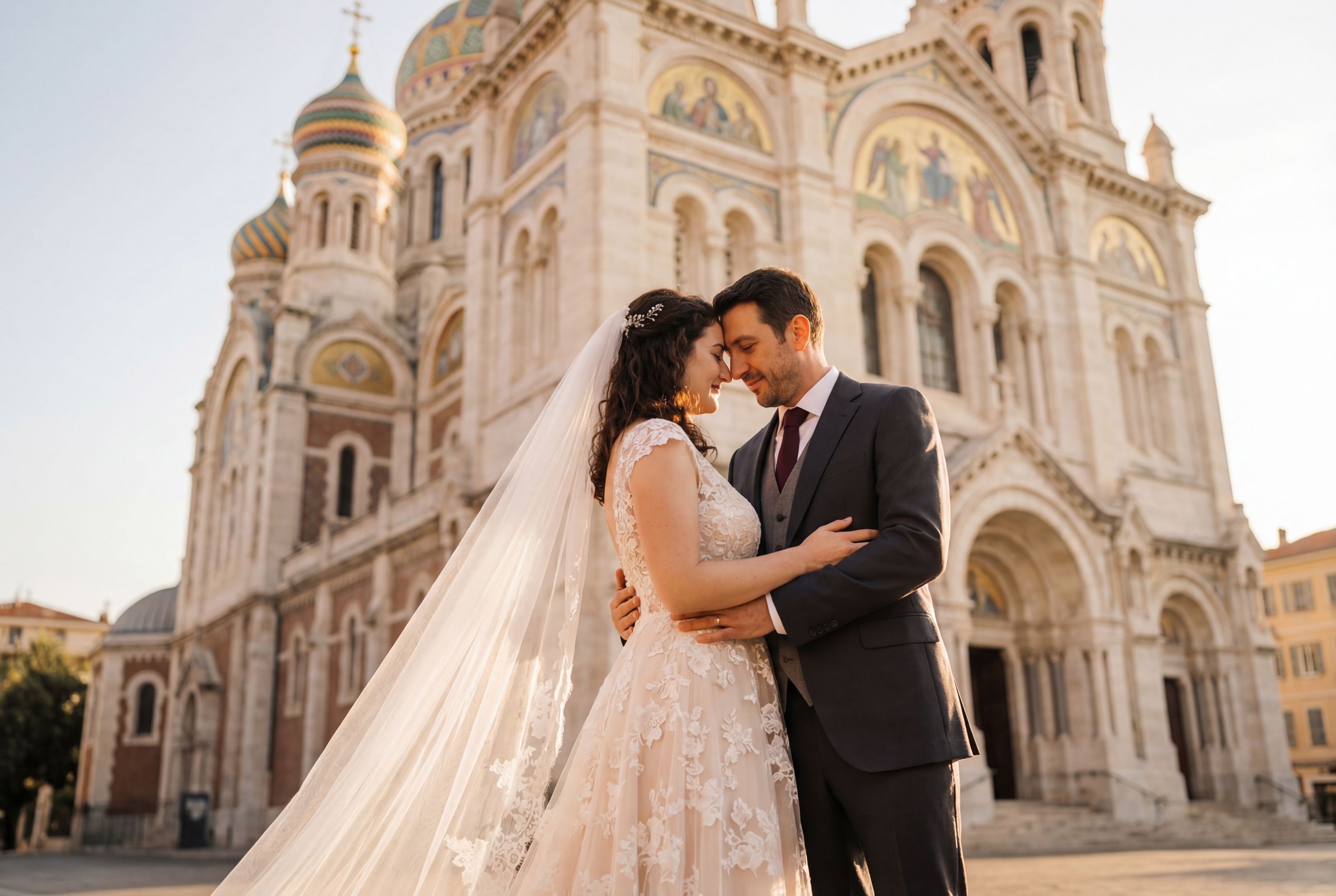 Russian Orthodox Cathedral (Cathédrale Saint-Nicolas) wedding photography Nice 