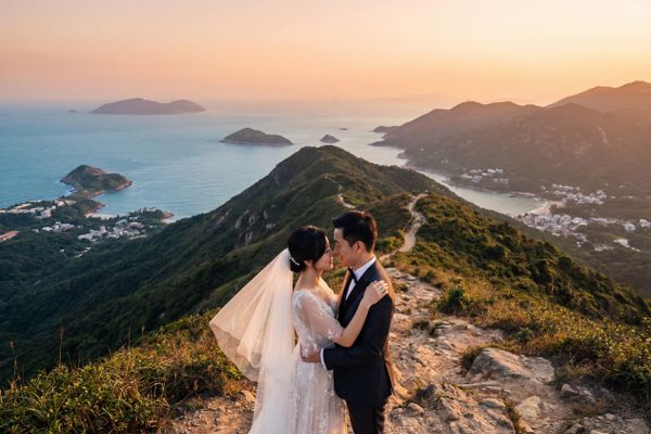 Wedding photography Hong Kong - Dragon's Back Trail (Viewing Point)
