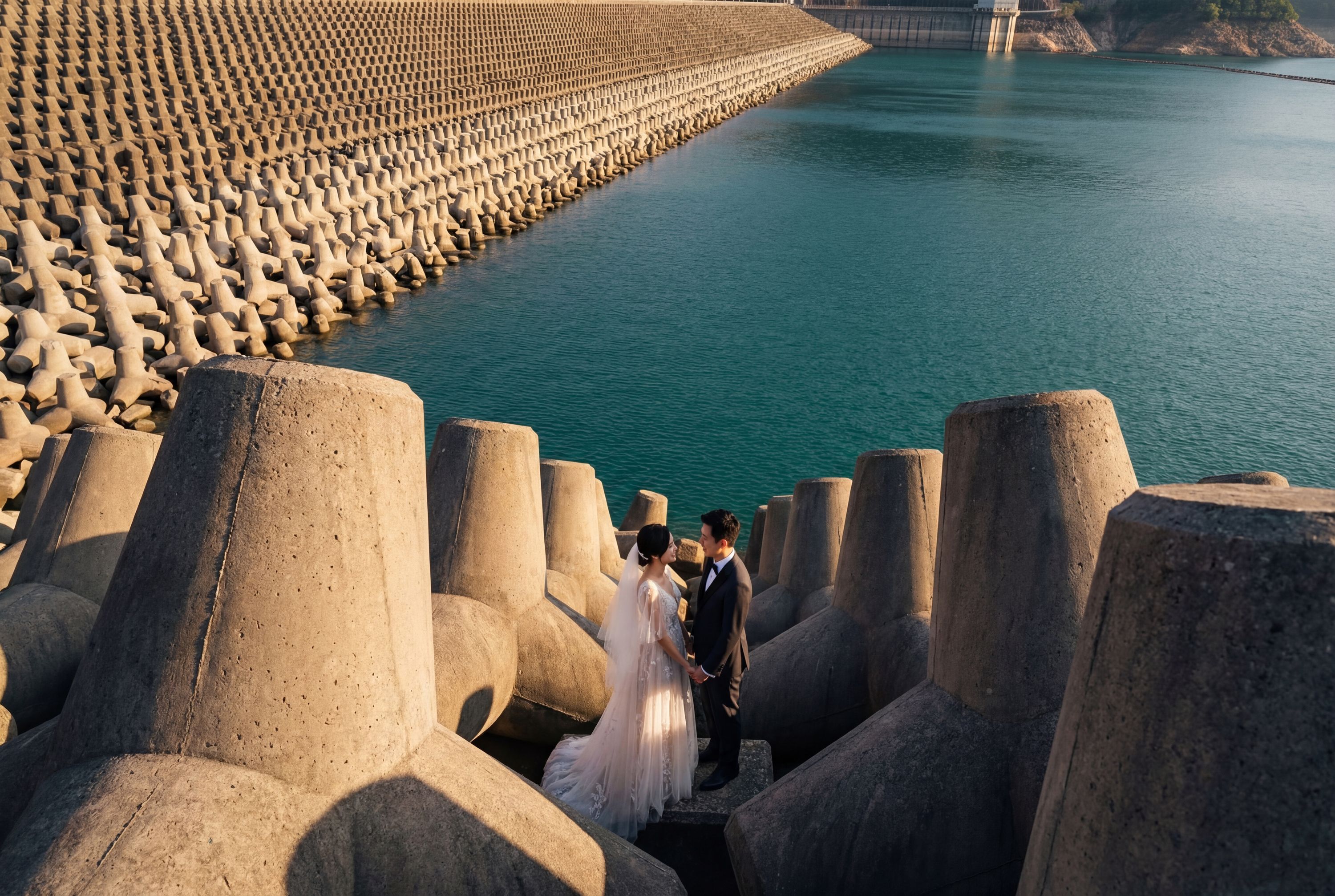 Wedding photography Hong Kong - High Island Reservoir East Dam (Sai Kung GeoPark)