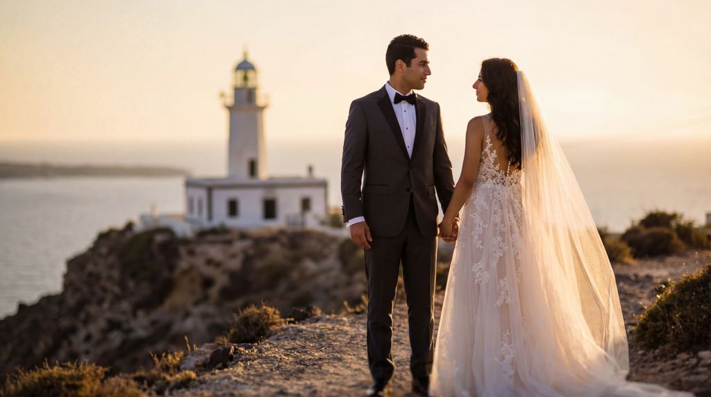 Akrotiri Lighthouse wedding photography, Santorini, Akrotiri Lighthouse wedding photography, Santorini,