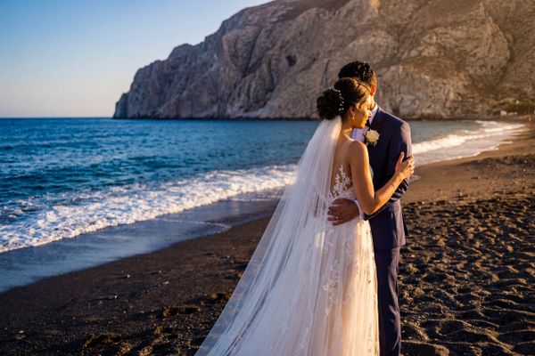 Perissa Beach (Black Sand) wedding photography Perissa Beach (Black Sand) wedding photography Santorini