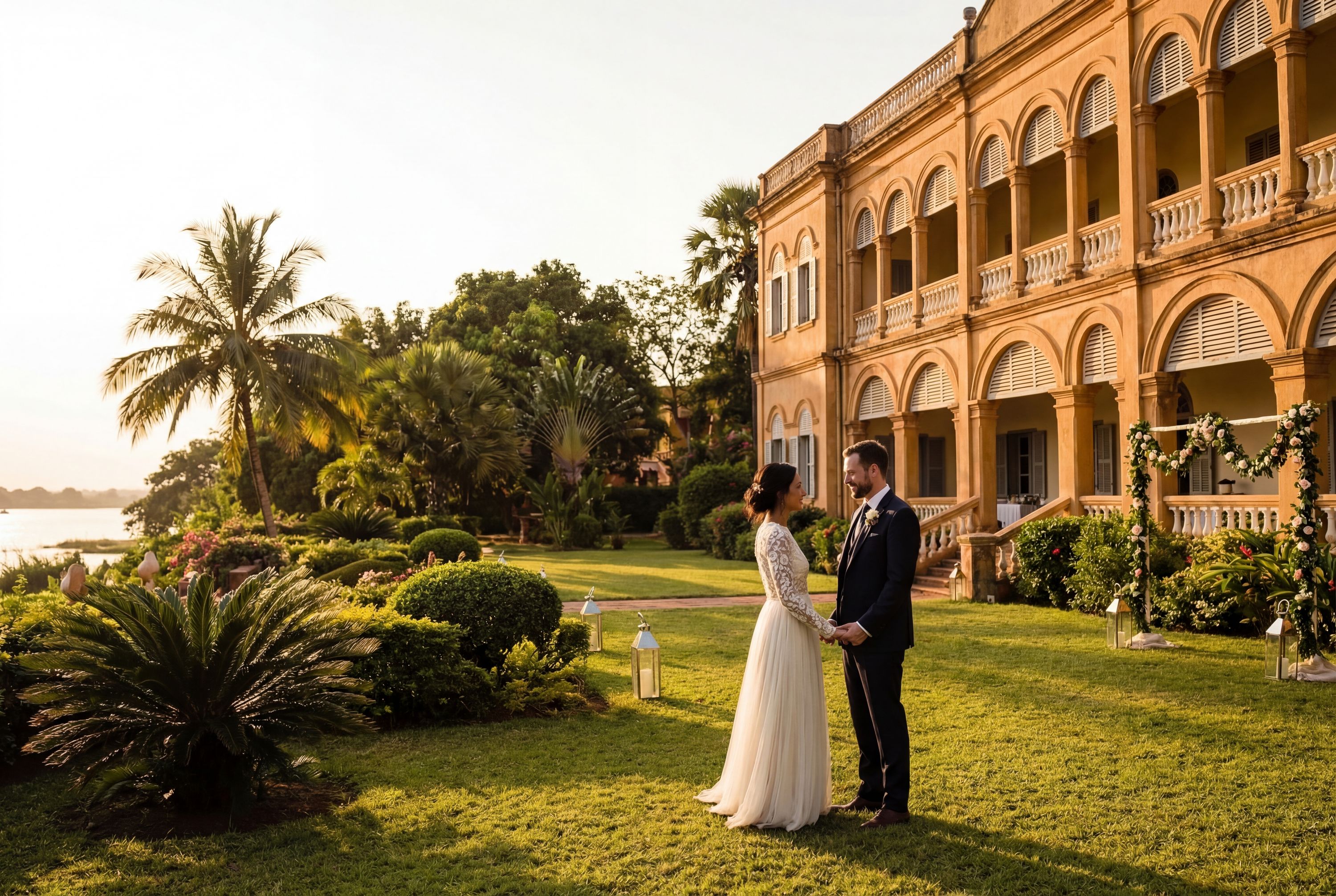 Wedding photography Kankan - Hôtel Bate Kankan Grounds