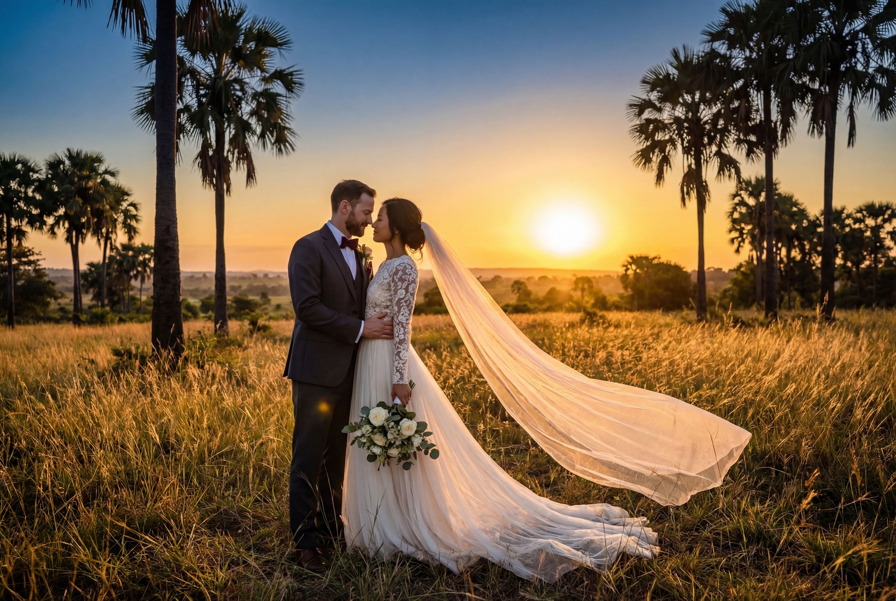 Wedding photography Kankan - Outskirts Savannah & Palm Groves