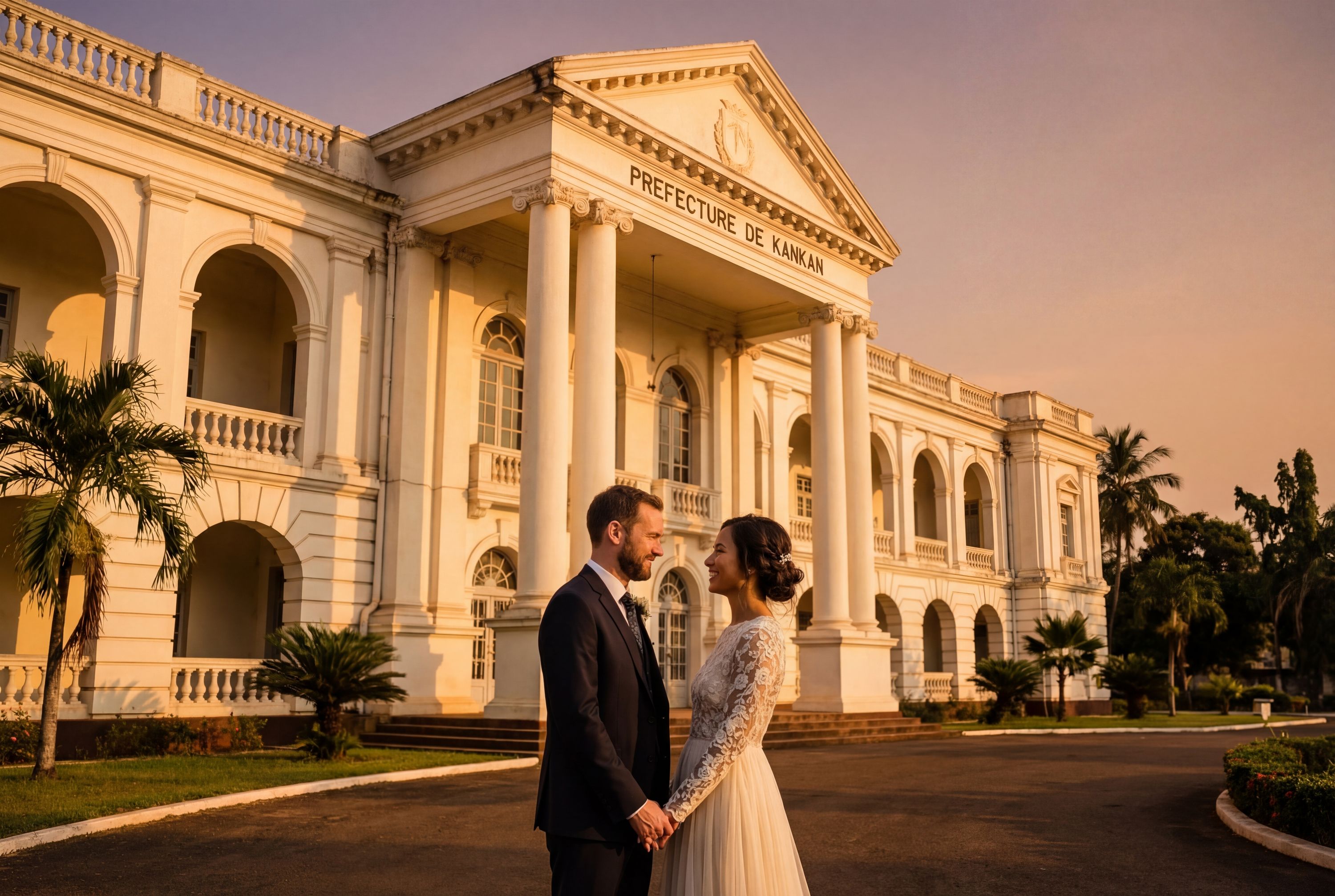 Wedding photography Kankan - Prefecture de Kankan (Kankan Prefecture Building)