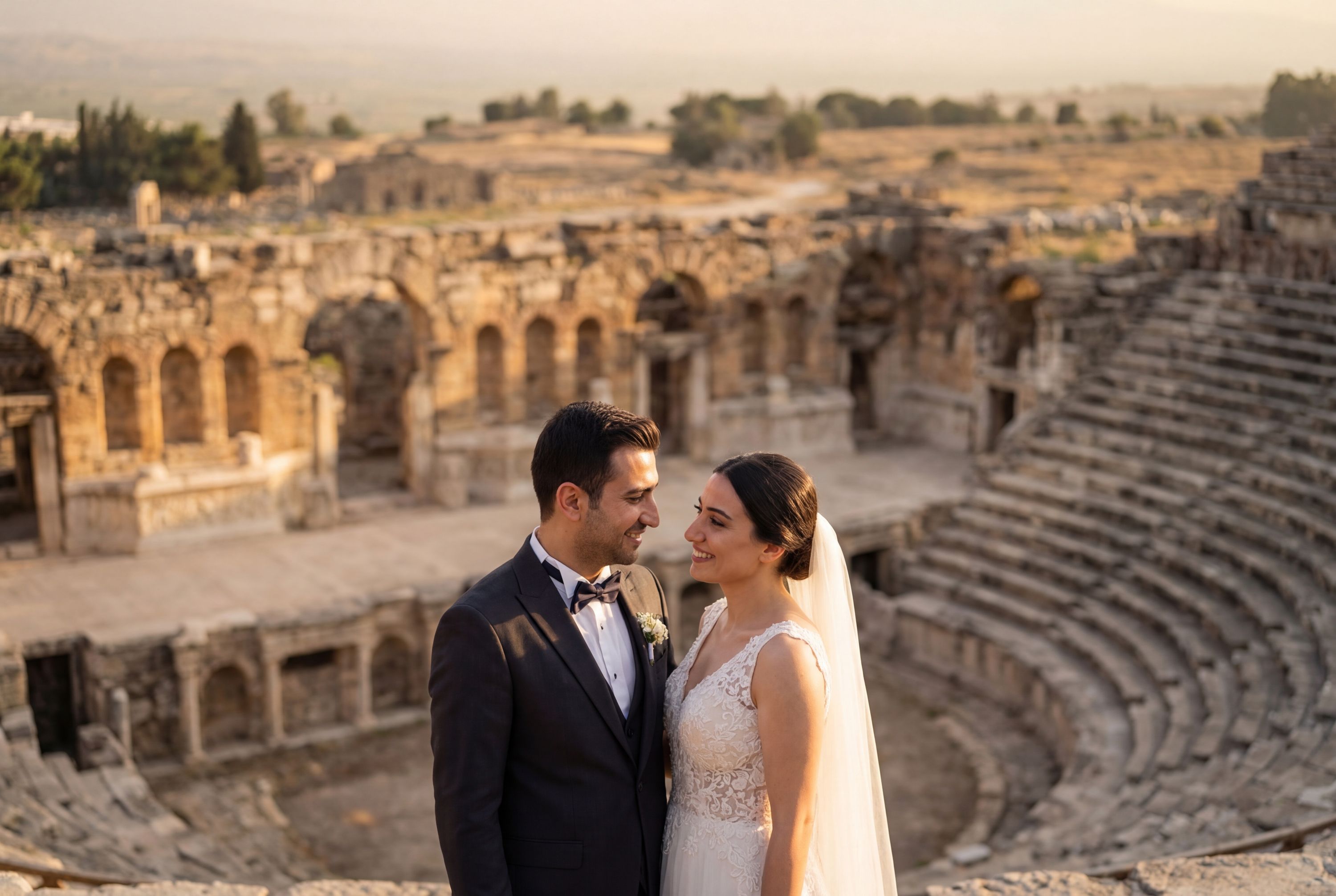Hierapolis Ancient City wedding photography Denizli 
