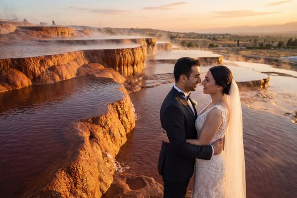 Karahayıt Red Water Travertines wedding photography Karahayıt Red Water Travertines wedding photography Denizli
