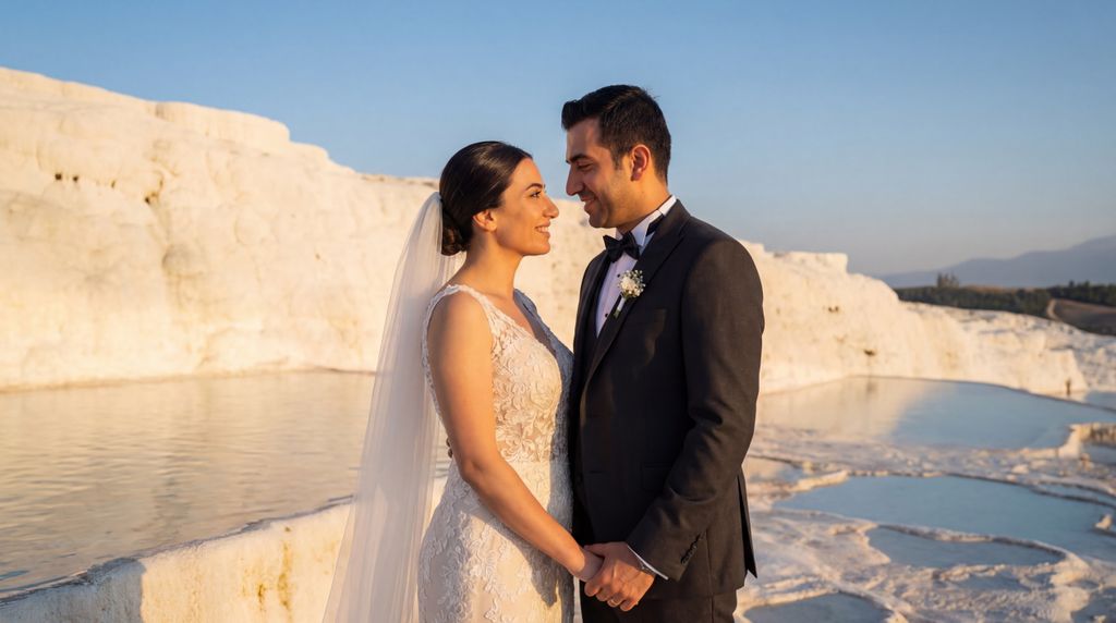 Pamukkale Travertines wedding photography, Denizli, Pamukkale Travertines wedding photography, Denizli,
