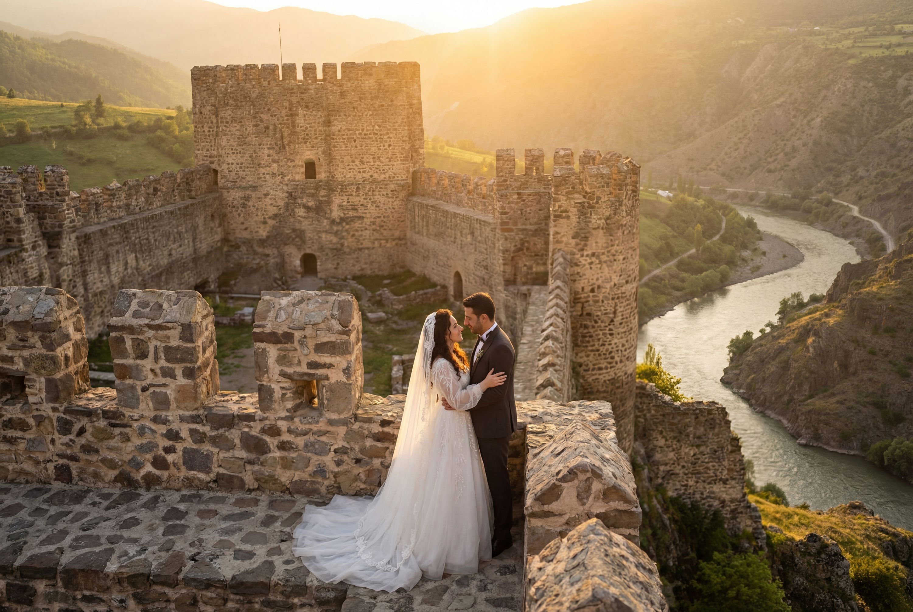 Artvin Castle (Livana Castle) wedding photography Artvin 