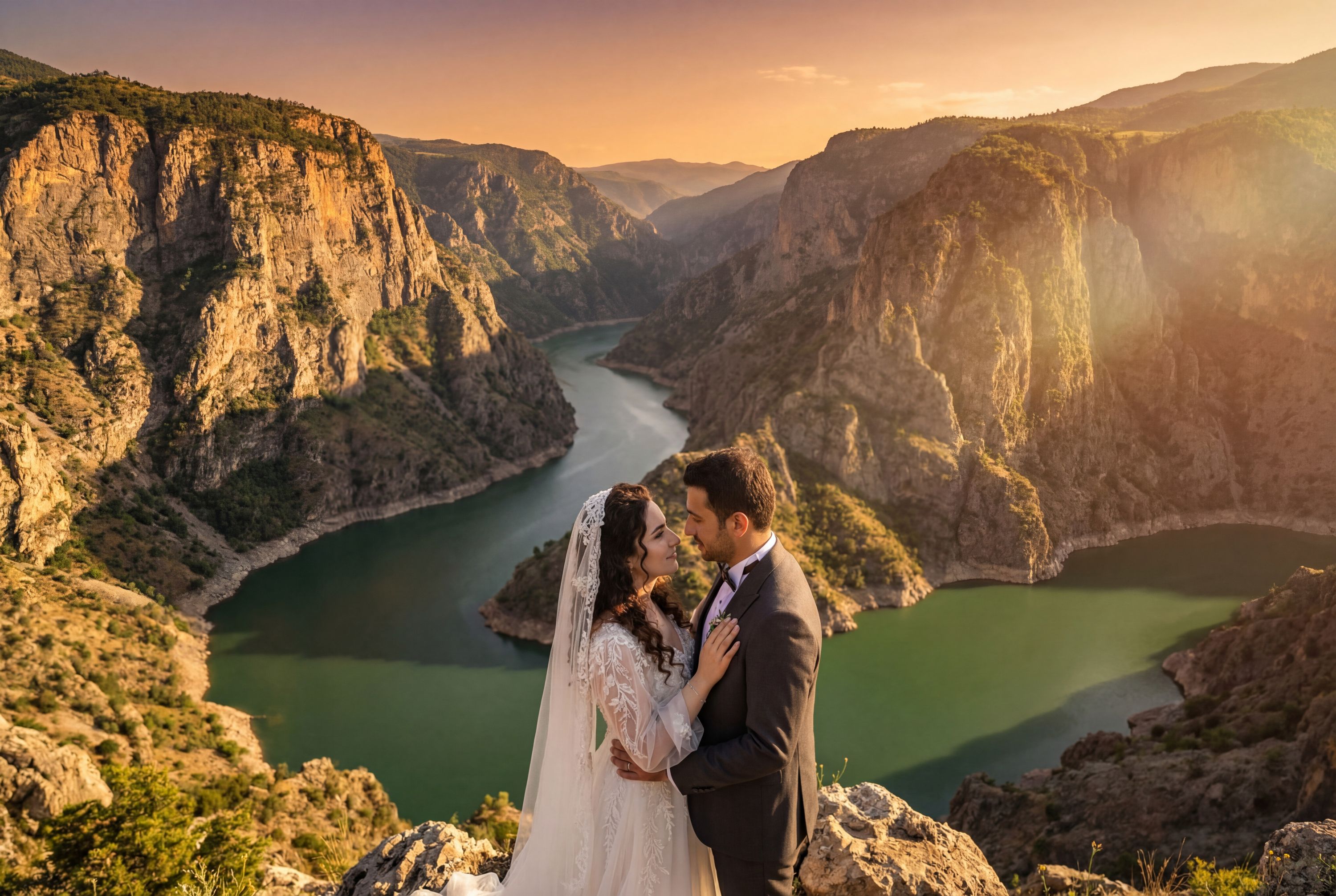 Çoruh River Valley wedding photography Artvin 