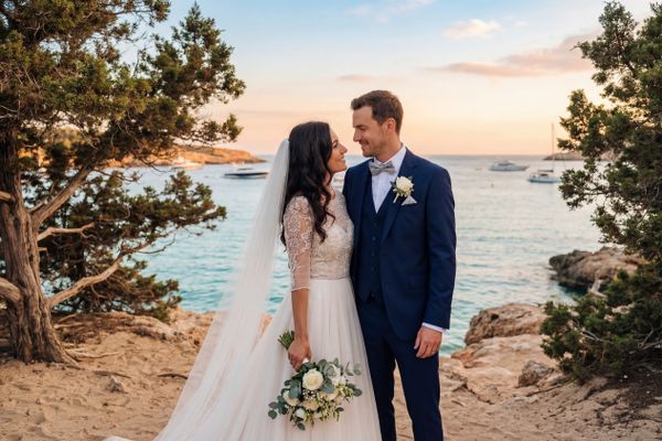 Wedding photography Ibiza - Cala Bassa