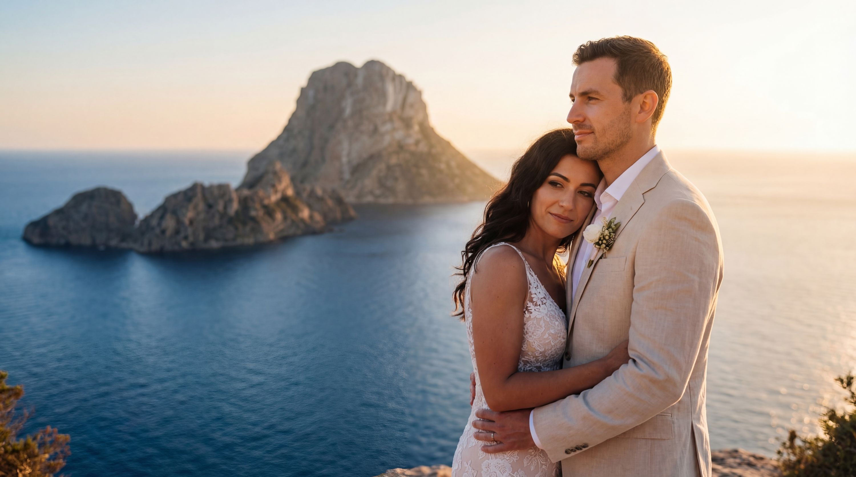 Wedding photography Ibiza - Es Vedrà Viewpoint (Mirador Es Vedrà)
