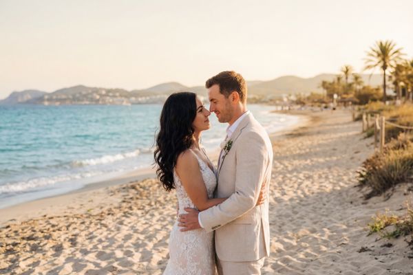 Wedding photography Ibiza - Playa de Talamanca