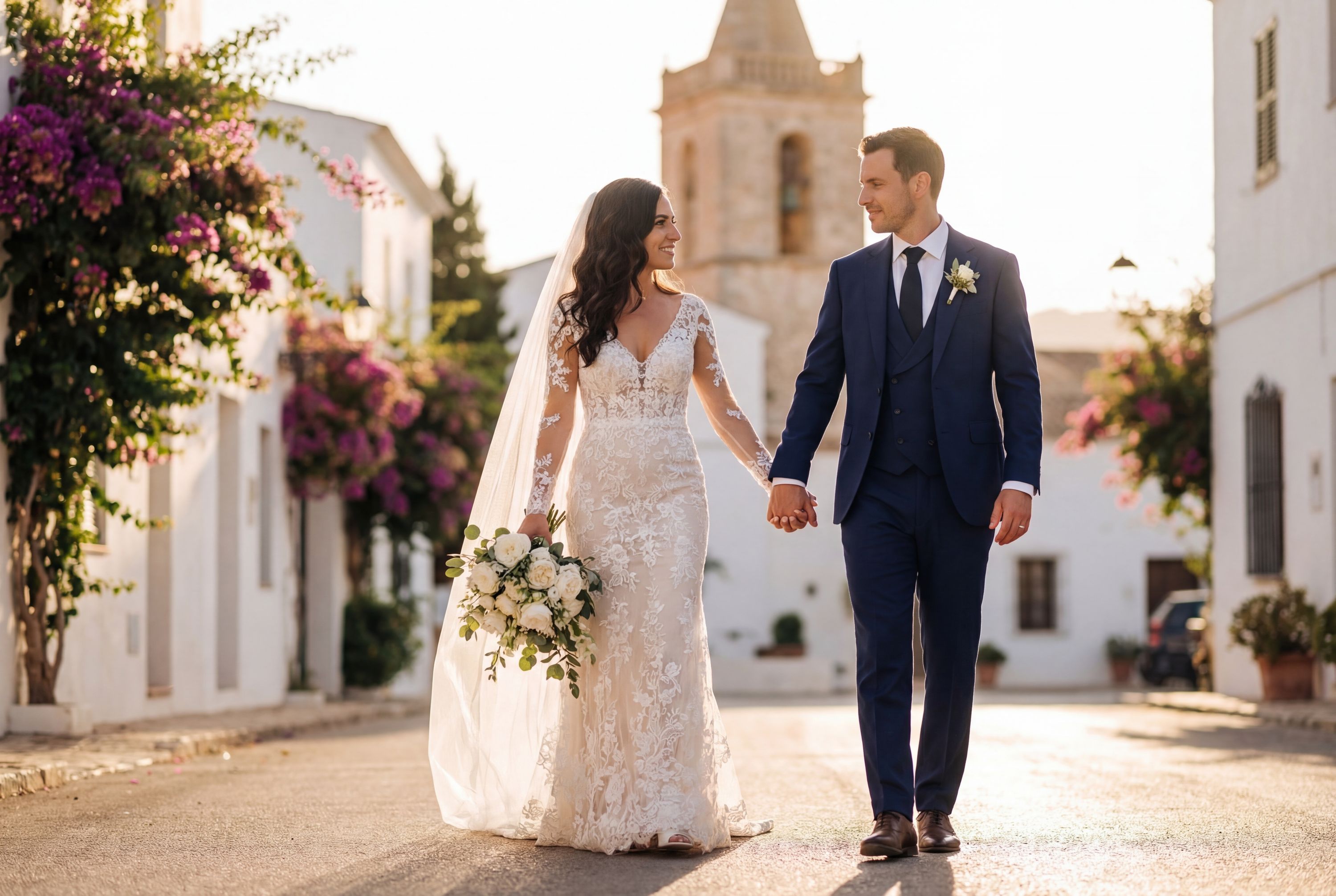 Wedding photography Ibiza - Santa Gertrudis de Fruitera Village