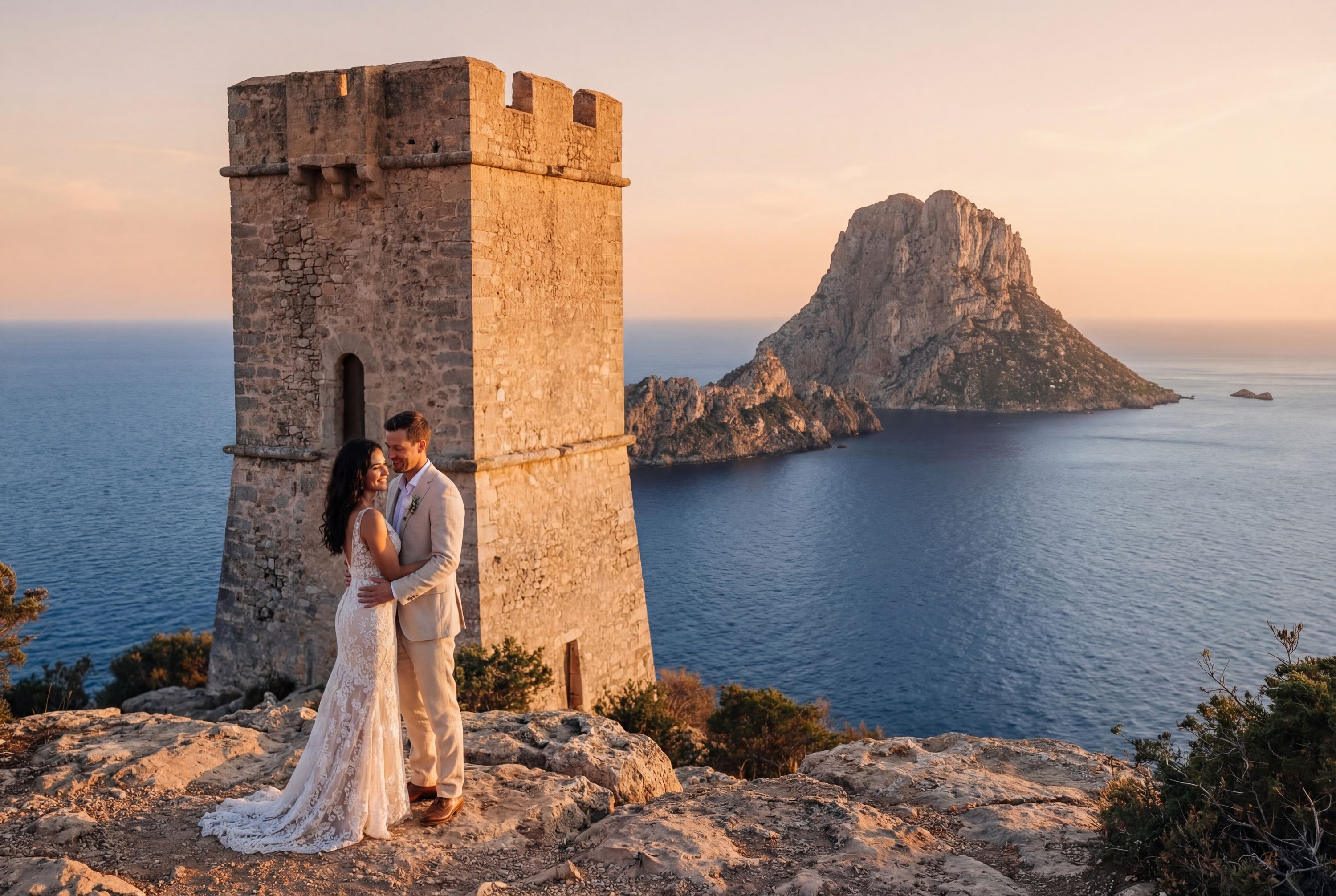 Wedding photography Ibiza - Torre des Savinar (Pirate Tower)