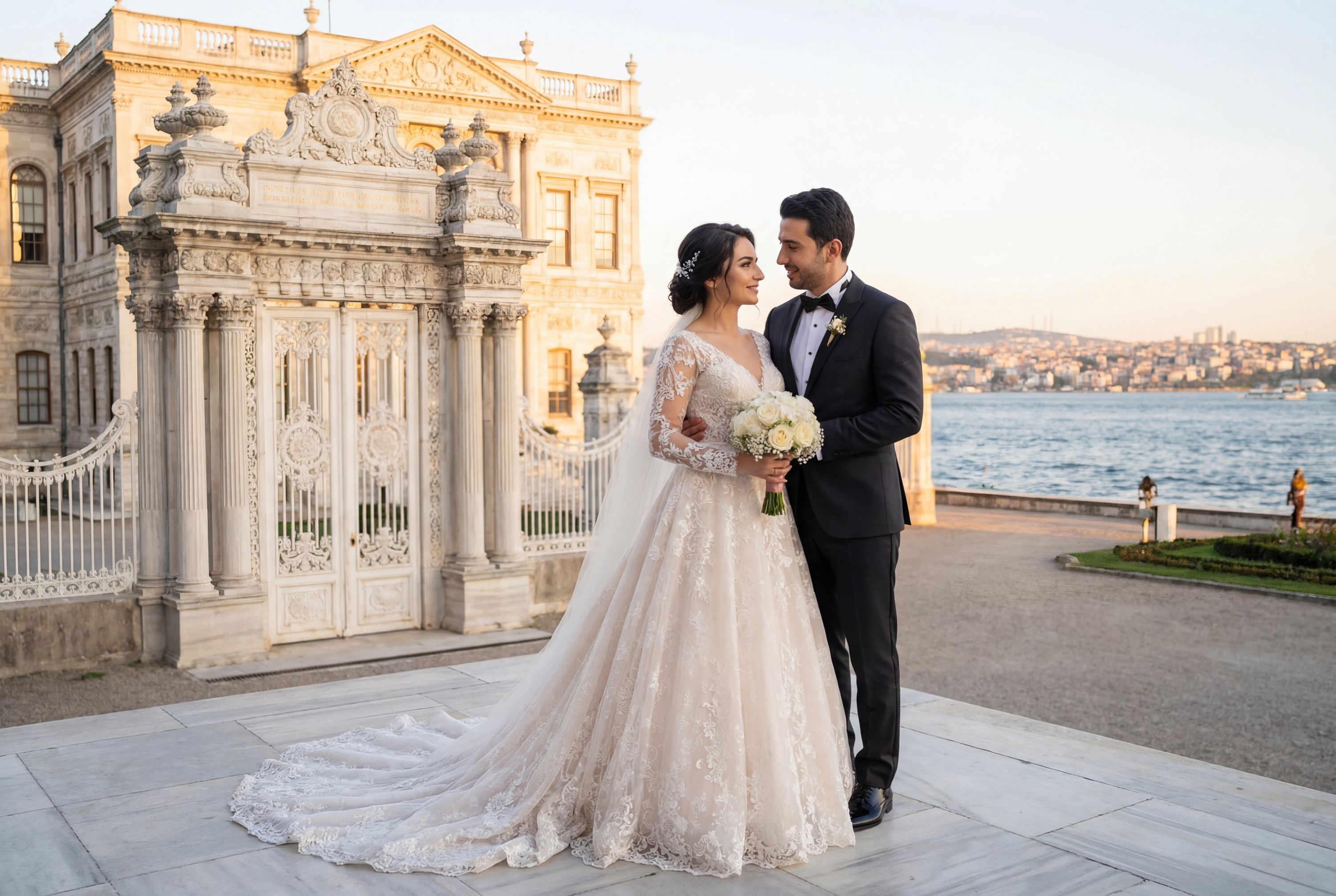 Dolmabahçe Palace wedding photography Istanbul 