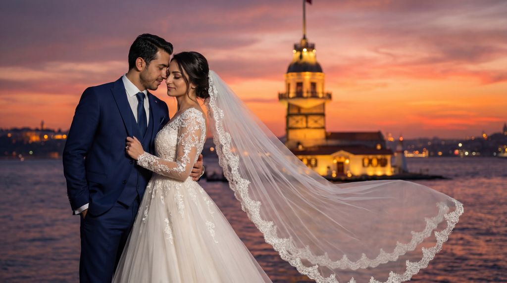 Maiden's Tower (Kız Kulesi) Viewpoint wedding photography, Istanbul, Maiden's Tower (Kız Kulesi) Viewpoint wedding photography, Istanbul,