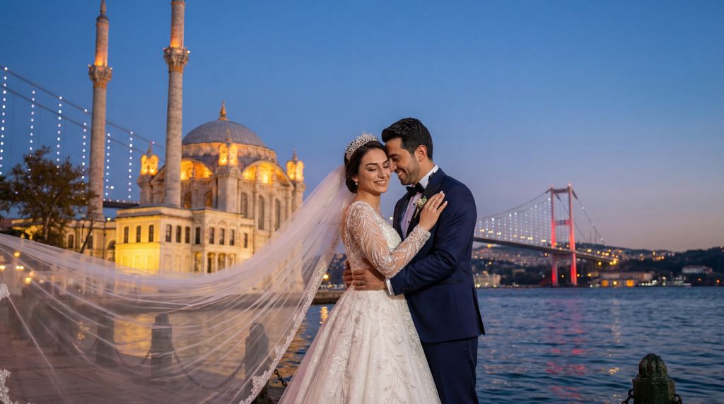 Ortaköy Mosque & Bosphorus Bridge wedding photography, Istanbul, Ortaköy Mosque & Bosphorus Bridge wedding photography, Istanbul,