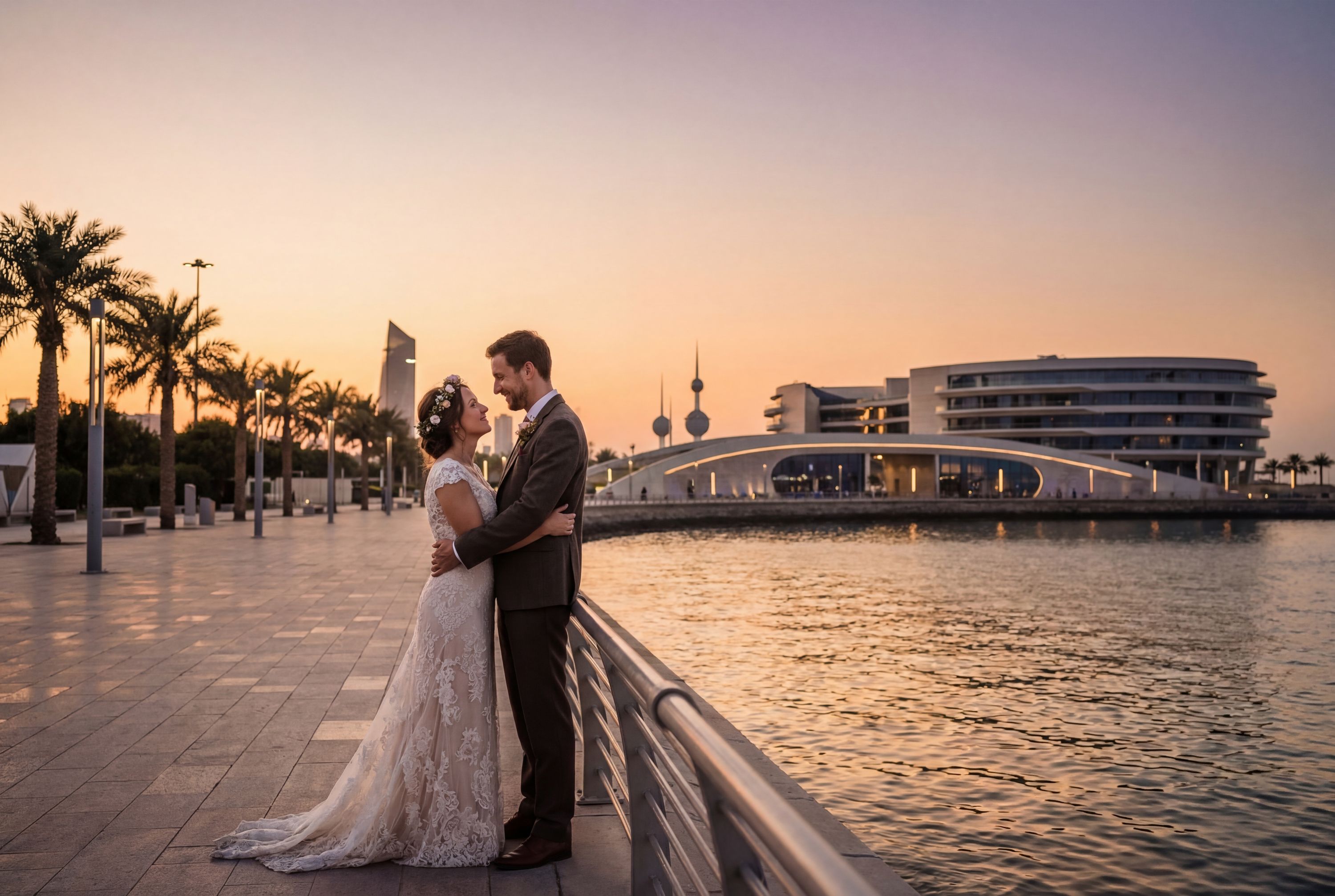 Wedding photography Kuwait City - Marina Crescent